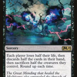 Core Set 2019 - 97 - Fraying Omnipotence - Rare - B - Foil