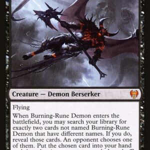 Kaldheim - 81 - Burning-Rune Demon - Mythic - B - Foil