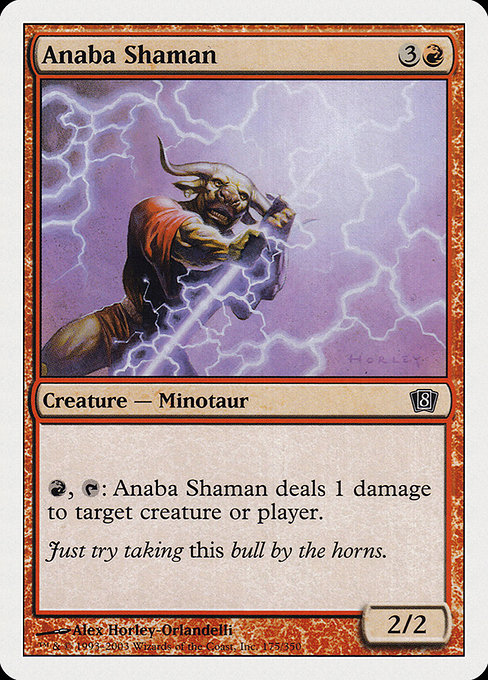 Eighth Edition - 175 - Anaba Shaman - Common - R - Non-foil (Front)