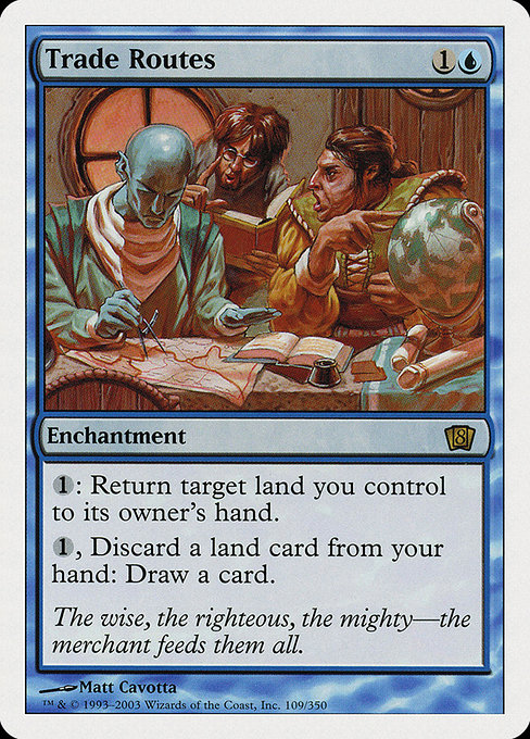 Eighth Edition - 109 - Trade Routes - Rare - U - Non-foil (Front)