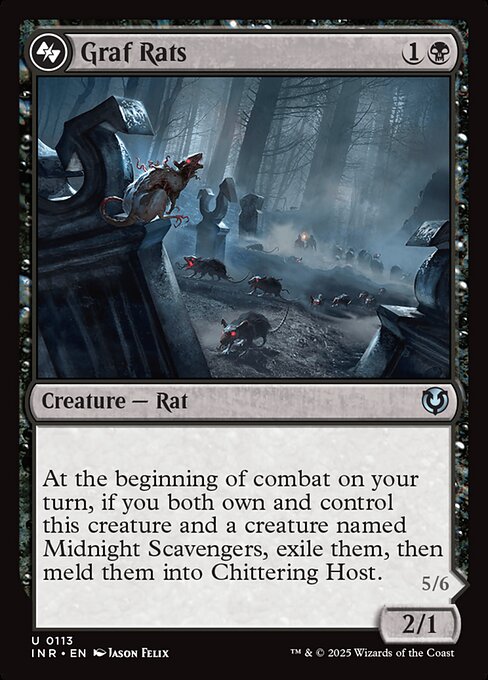 Innistrad Remastered - 113 - Graf Rats - Uncommon - B - Non-foil (Front)