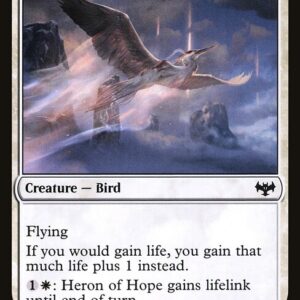 Innistrad: Crimson Vow - 18 - Heron of Hope - Common - W - Non-foil