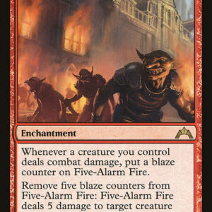 Gatecrash - 91 - Five-Alarm Fire - Rare - R - Non-foil (Front)