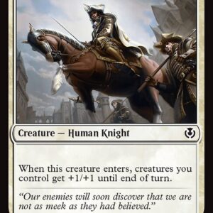 Innistrad Remastered - 28 - Inspiring Captain - Common - W - Non-foil (Front)