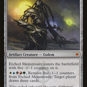 New Phyrexia - 135 - Etched Monstrosity - Mythic - C - Non-foil (Front)