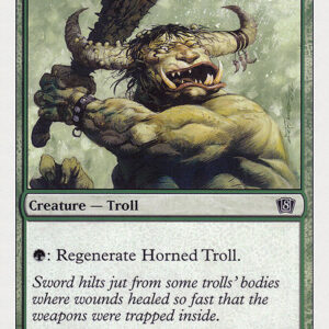 Eighth Edition - 257 - Horned Troll - Common - G - Non-foil (Front)