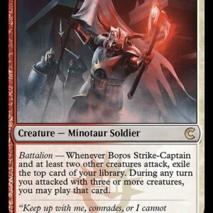 Ravnica: Clue Edition - 25 - Boros Strike-Captain - Rare - WR - Non-foil (Front)