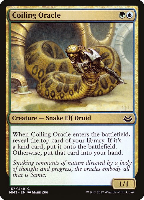 Modern Masters 2017 - 157 - Coiling Oracle - Common - UG - Foil (Front)