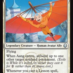 Avatar: The Last Airbender - 4 - Aang, the Last Airbender - Uncommon - W - Non-foil - Promo (Front)