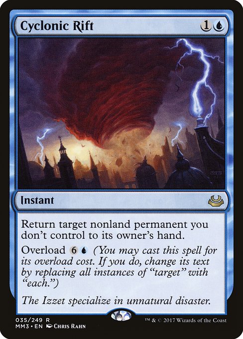 Modern Masters 2017 - 35 - Cyclonic Rift - Rare - U - Foil (Front)