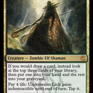 Ravnica: Clue Edition - 215 - Underrealm Lich - Mythic - BG - Non-foil (Front)