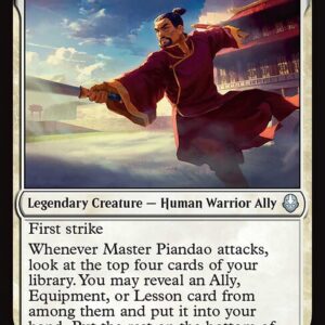 Avatar: The Last Airbender - 28 - Master Piandao - Uncommon - W - Non-foil - Promo (Front)