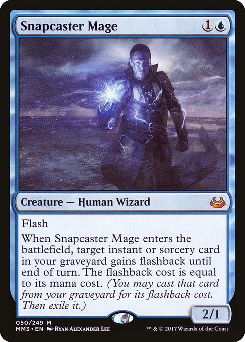 Modern Masters 2017 - 50 - Snapcaster Mage - Mythic - U - Non-foil (Front)
