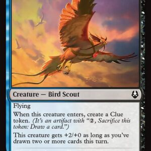 Avatar: The Last Airbender - 234 - Messenger Hawk - Common - UB - Non-foil - Promo (Front)