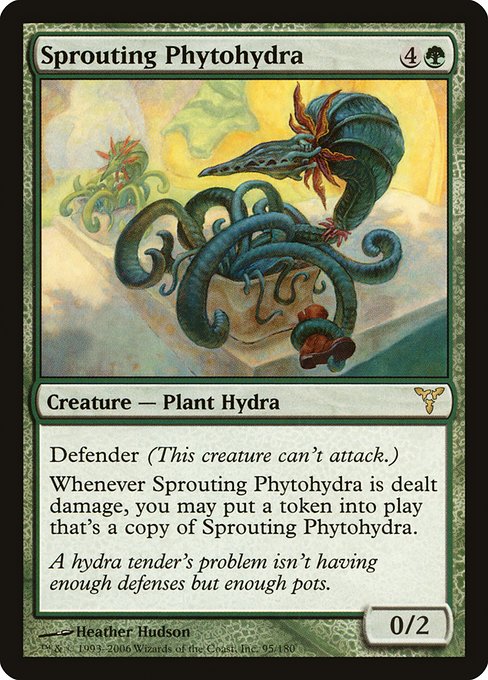 Dissension - 95 - Sprouting Phytohydra - Rare - G - Non-foil (Front)