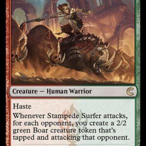 Ravnica: Clue Edition - 44 - Stampede Surfer - Rare - RG - Non-foil (Front)