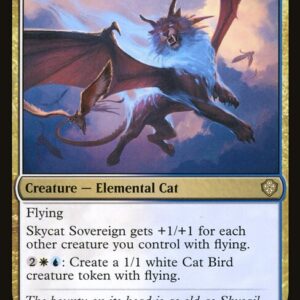 Starter Commander Decks - 243 - Skycat Sovereign - Rare - WU - Non-foil (Front)