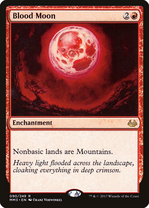 Modern Masters 2017 - 90 - Blood Moon - Rare - R - Non-foil (Front)