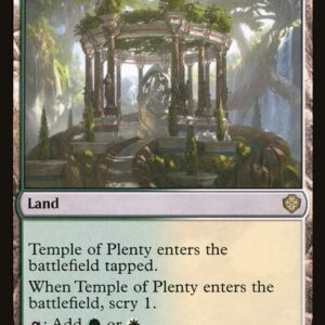 Starter Commander Decks - 327 - Temple of Plenty - Rare - C - Non-foil (Front)
