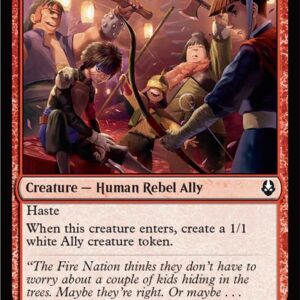 Avatar: The Last Airbender - 156 - Treetop Freedom Fighters - Common - R - Non-foil - Promo (Front)