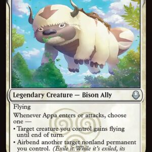 Avatar: The Last Airbender - 9 - Appa, Loyal Sky Bison - Uncommon - W - Non-foil - Promo (Front)