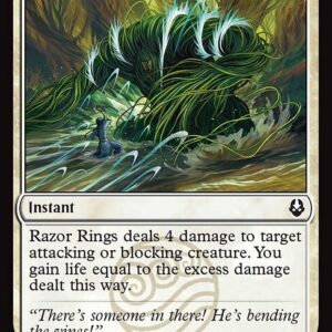 Avatar: The Last Airbender - 33 - Razor Rings - Common - W - Non-foil - Promo (Front)