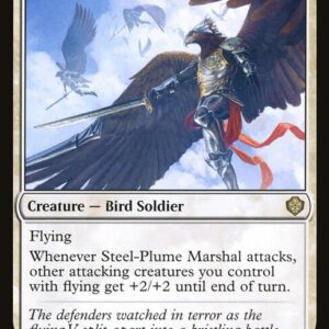 Starter Commander Decks - 35 - Steel-Plume Marshal - Rare - W - Non-foil (Front)