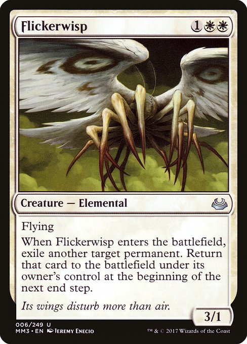 Modern Masters 2017 - 6 - Flickerwisp - Uncommon - W - Non-foil (Front)