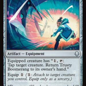 Avatar: The Last Airbender - 260 - Trusty Boomerang - Uncommon - C - Non-foil - Promo (Front)