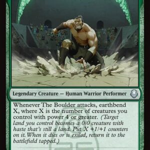 Avatar: The Last Airbender - 168 - The Boulder, Ready to Rumble - Uncommon - G - Non-foil - Promo (Front)