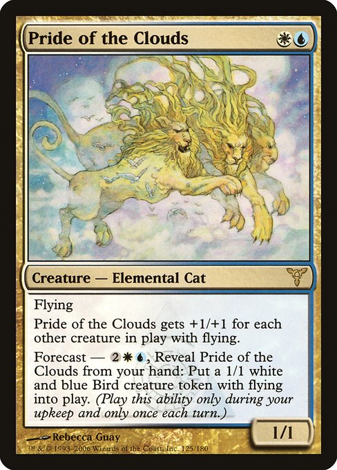 Dissension - 125 - Pride of the Clouds - Rare - WU - Non-foil (Front)