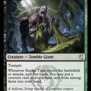 Ravnica: Clue Edition - 43 - Sludge Titan - Rare - BG - Non-foil (Front)