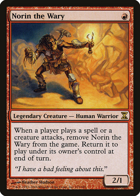 Time Spiral - 171 - Norin the Wary - Rare - R - Non-foil (Front)
