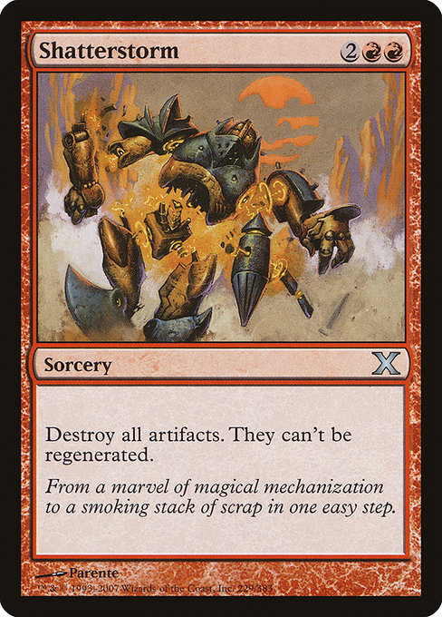 Tenth Edition - 229 - Shatterstorm - Uncommon - R - Non-foil (Front)