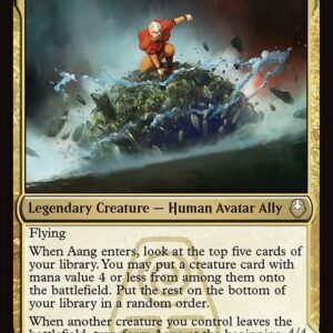 Avatar: The Last Airbender - 203 - Aang, at the Crossroads // Aang, Destined Savior - Rare - C - Non-foil - Promo (Front)