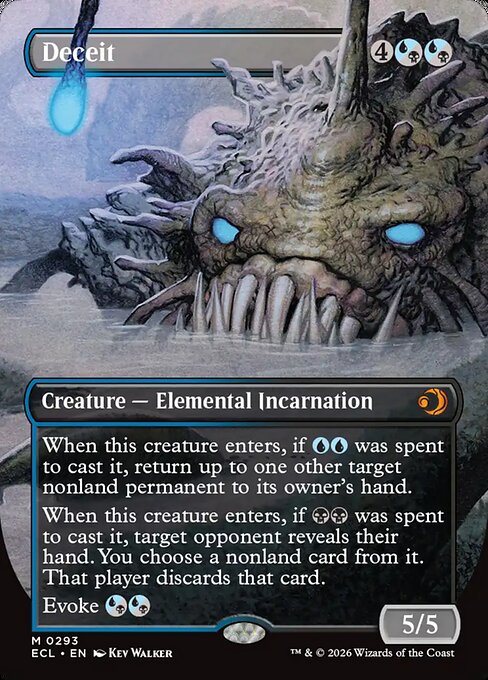 Lorwyn Eclipsed - 293 - Deceit - Mythic - UB - Non-foil (Front)