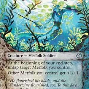 Lorwyn Eclipsed - 333 - Deepchannel Duelist - Uncommon - WU - Non-foil (Front)