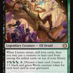 Lorwyn Eclipsed - 232 - Lluwen, Imperfect Naturalist - Rare - BG - Non-foil (Front)