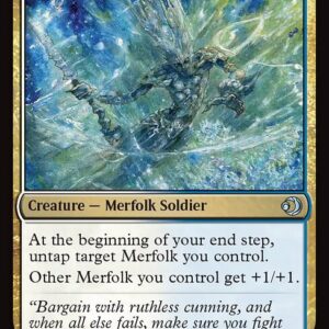 Lorwyn Eclipsed - 213 - Deepchannel Duelist - Uncommon - WU - Non-foil (Front)