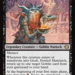 Lorwyn Eclipsed - 105 - Grub, Storied Matriarch // Grub, Notorious Auntie - Rare - C - Non-foil (Front)
