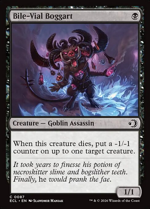 Lorwyn Eclipsed - 87 - Bile-Vial Boggart - Common - B - Non-foil (Front)