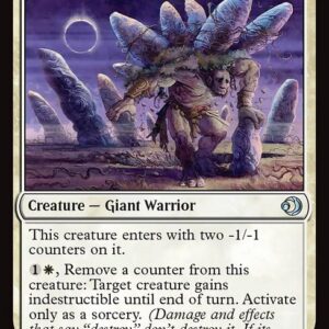 Lorwyn Eclipsed - 8 - Burdened Stoneback - Uncommon - W - Non-foil (Front)