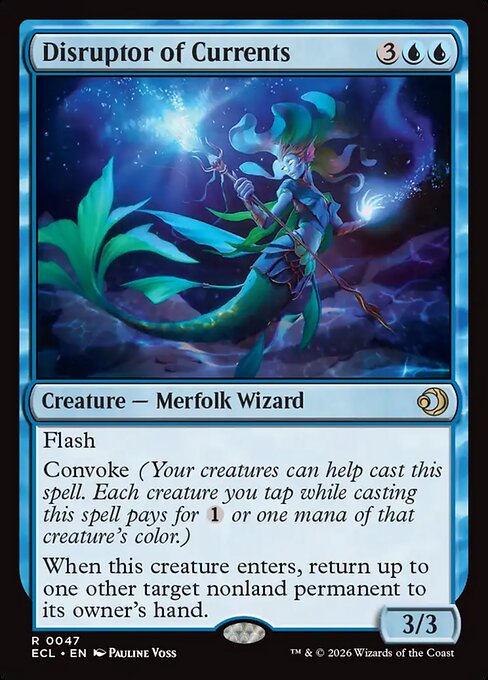 Lorwyn Eclipsed - 47 - Disruptor of Currents - Rare - U - Non-foil (Front)