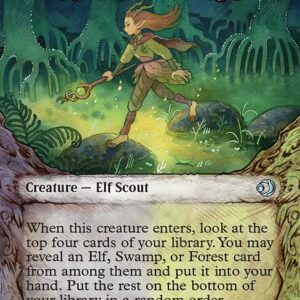 Lorwyn Eclipsed - 336 - Eclipsed Elf - Uncommon - BG - Non-foil (Front)
