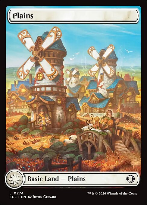 Lorwyn Eclipsed - 274 - Plains - Common - C - Non-foil (Front)