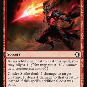 Lorwyn Eclipsed - 131 - Cinder Strike - Common - R - Non-foil (Front)