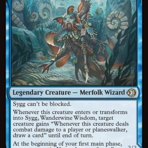 Lorwyn Eclipsed - 76 - Sygg, Wanderwine Wisdom // Sygg, Wanderbrine Shield - Rare - C - Non-foil (Front)