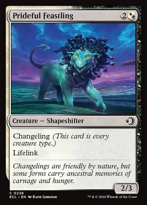 Lorwyn Eclipsed - 238 - Prideful Feastling - Common - WB - Non-foil (Front)