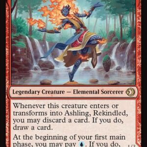 Lorwyn Eclipsed - 124 - Ashling, Rekindled // Ashling, Rimebound - Rare - C - Non-foil (Front)