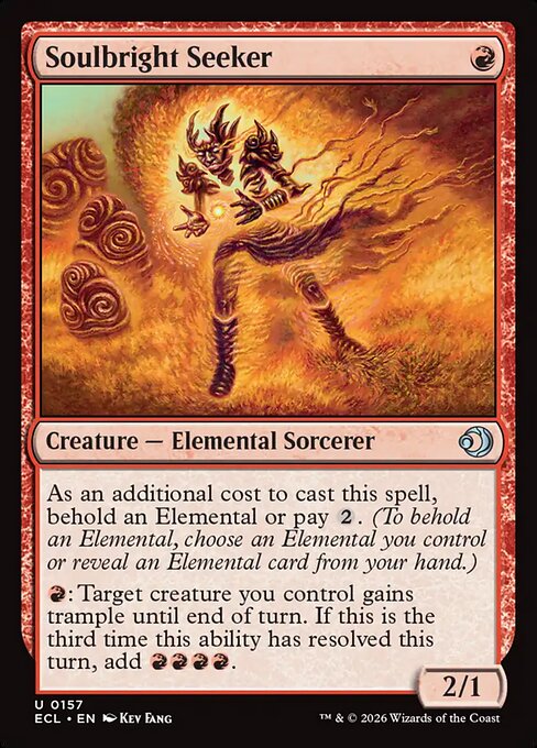 Lorwyn Eclipsed - 157 - Soulbright Seeker - Uncommon - R - Non-foil (Front)